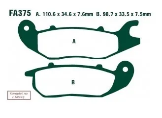 Filtr powietrza FA375 EBC Brakes
